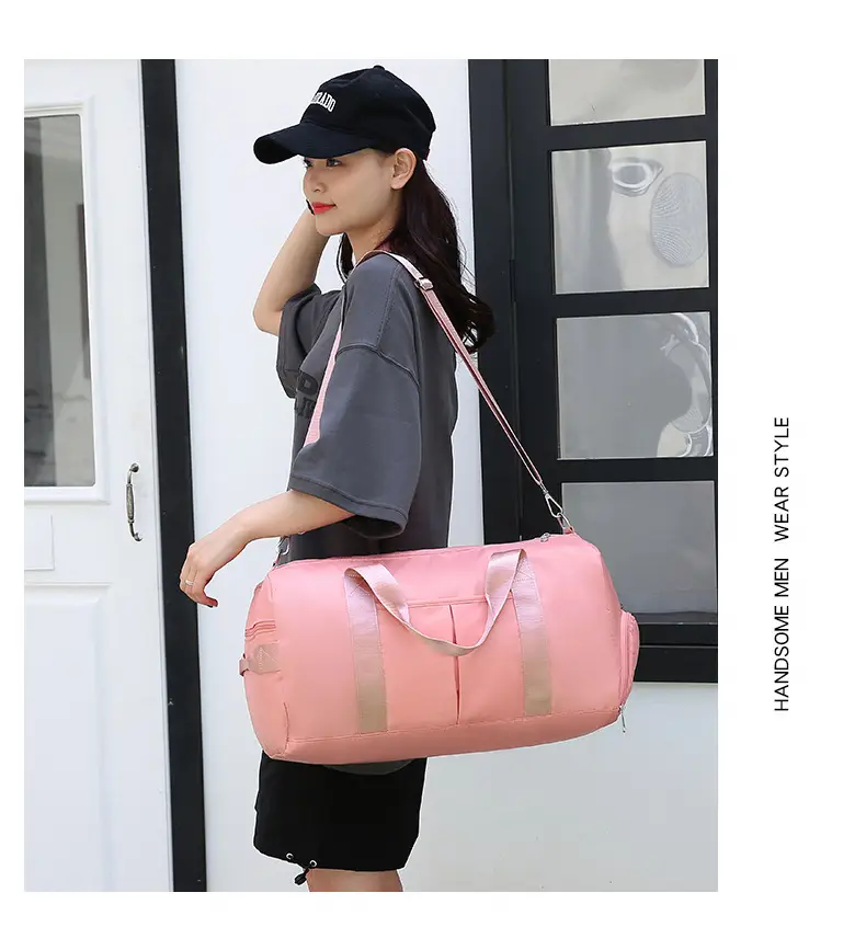 Women's Purple Dry Wet Yoga Bag with Water Repellent Design — feature 15