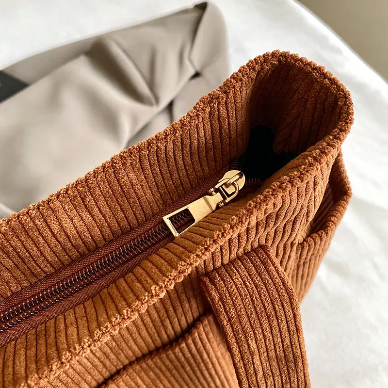 Korean Style Corduroy Tote Bag for Women 2024 - Image 8