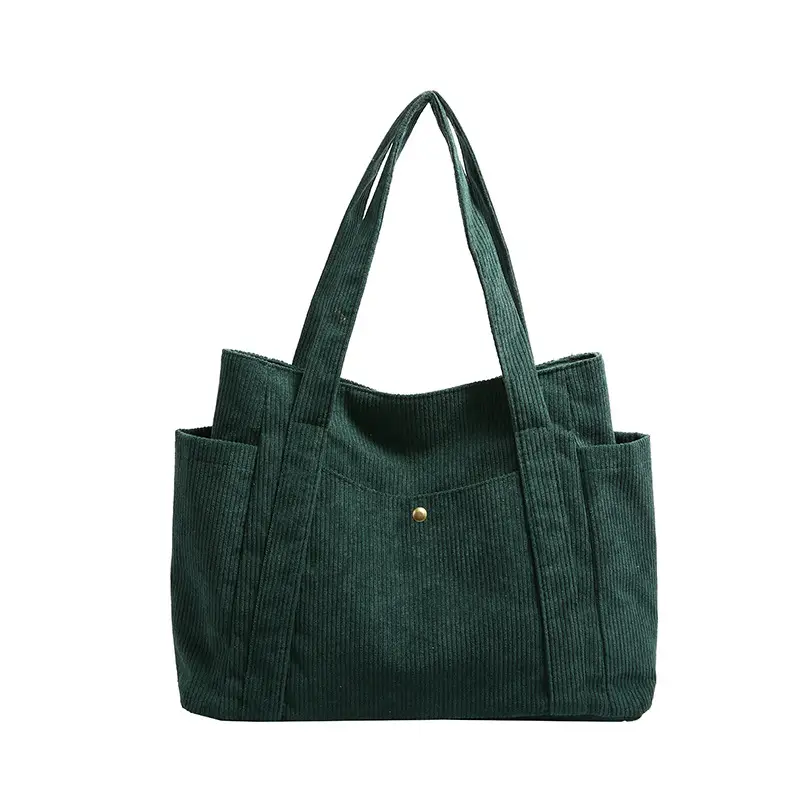 Korean Style Corduroy Tote Bag for Women 2024 - Image 4
