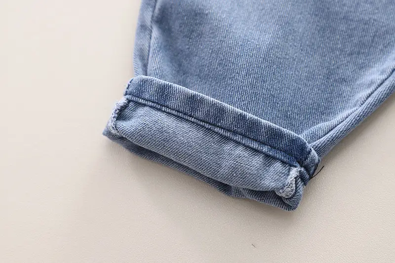 Baby Cartoon T-Shirt & Strap Suit Blue Denim Bear Cute — feature 14