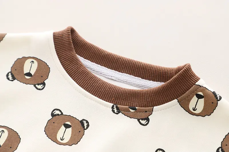 Baby Cartoon T-Shirt & Strap Suit Blue Denim Bear Cute — feature 5