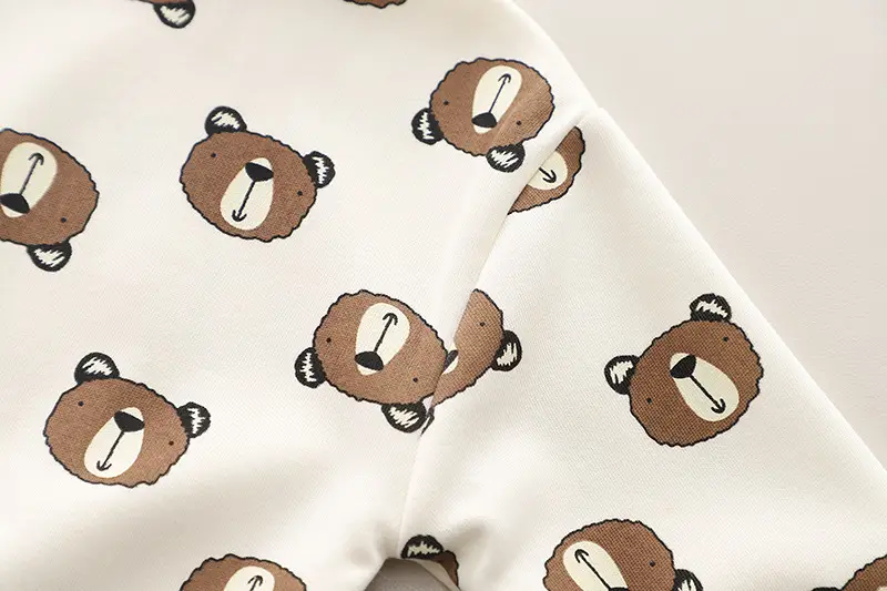 Baby Cartoon T-Shirt & Strap Suit Blue Denim Bear Cute — feature 6