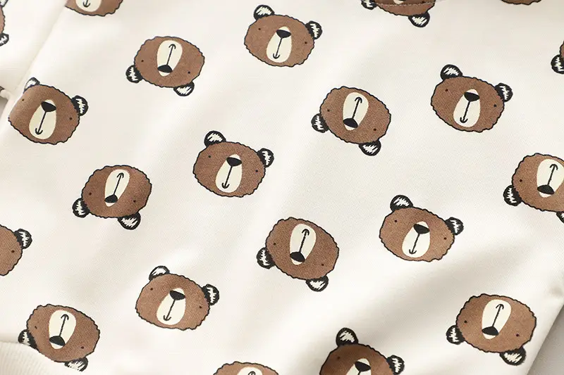 Baby Cartoon T-Shirt & Strap Suit Blue Denim Bear Cute — feature 7