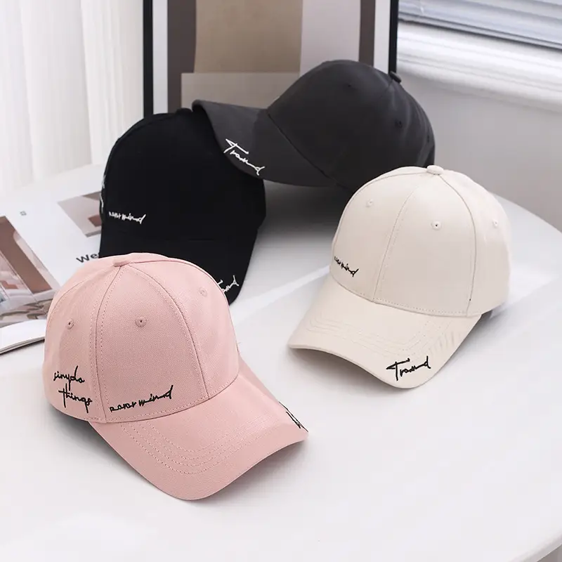 Black Korean Style Peaked Cap for Men Women - Image 8