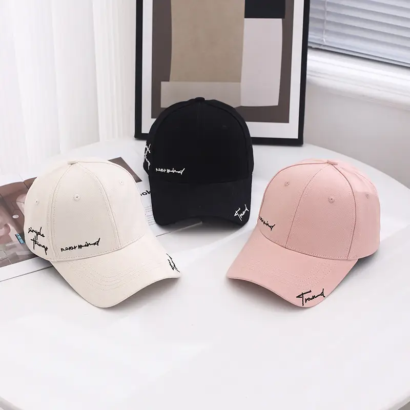 Black Korean Style Peaked Cap for Men Women - Image 9