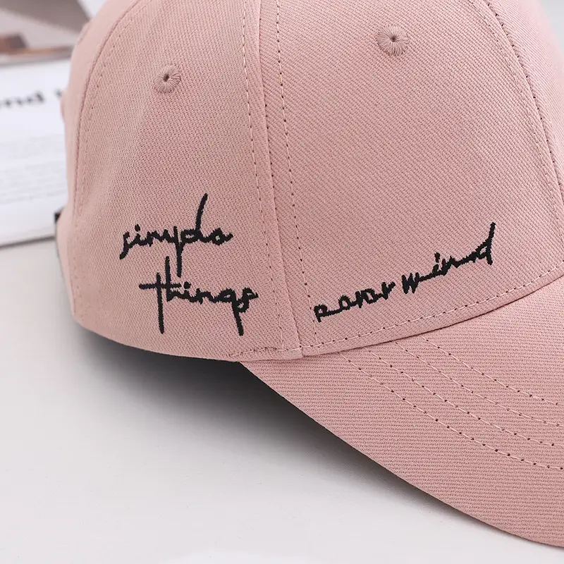 Black Korean Style Peaked Cap for Men Women — feature 6