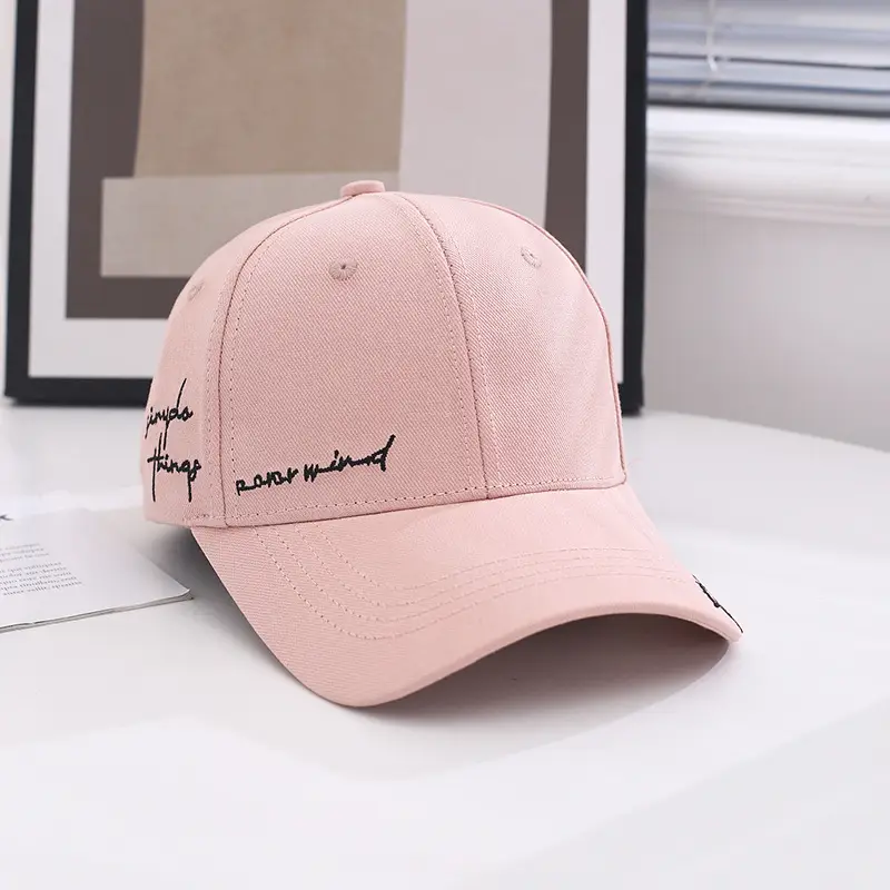 Black Korean Style Peaked Cap for Men Women - Image 3