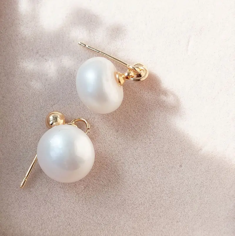 Natural Freshwater Pearl Earrings for Women - Image 3