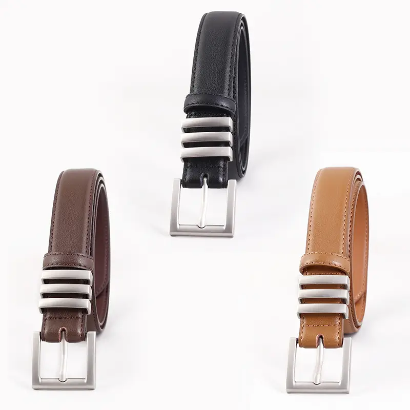 Women's Genuine Leather Belt with Pin Buckle, 3 Colors - Image 5