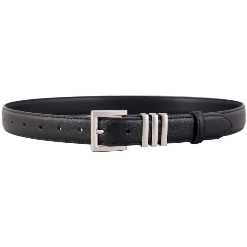 Women's Genuine Leather Belt with Pin Buckle, 3 Colors - Image 8