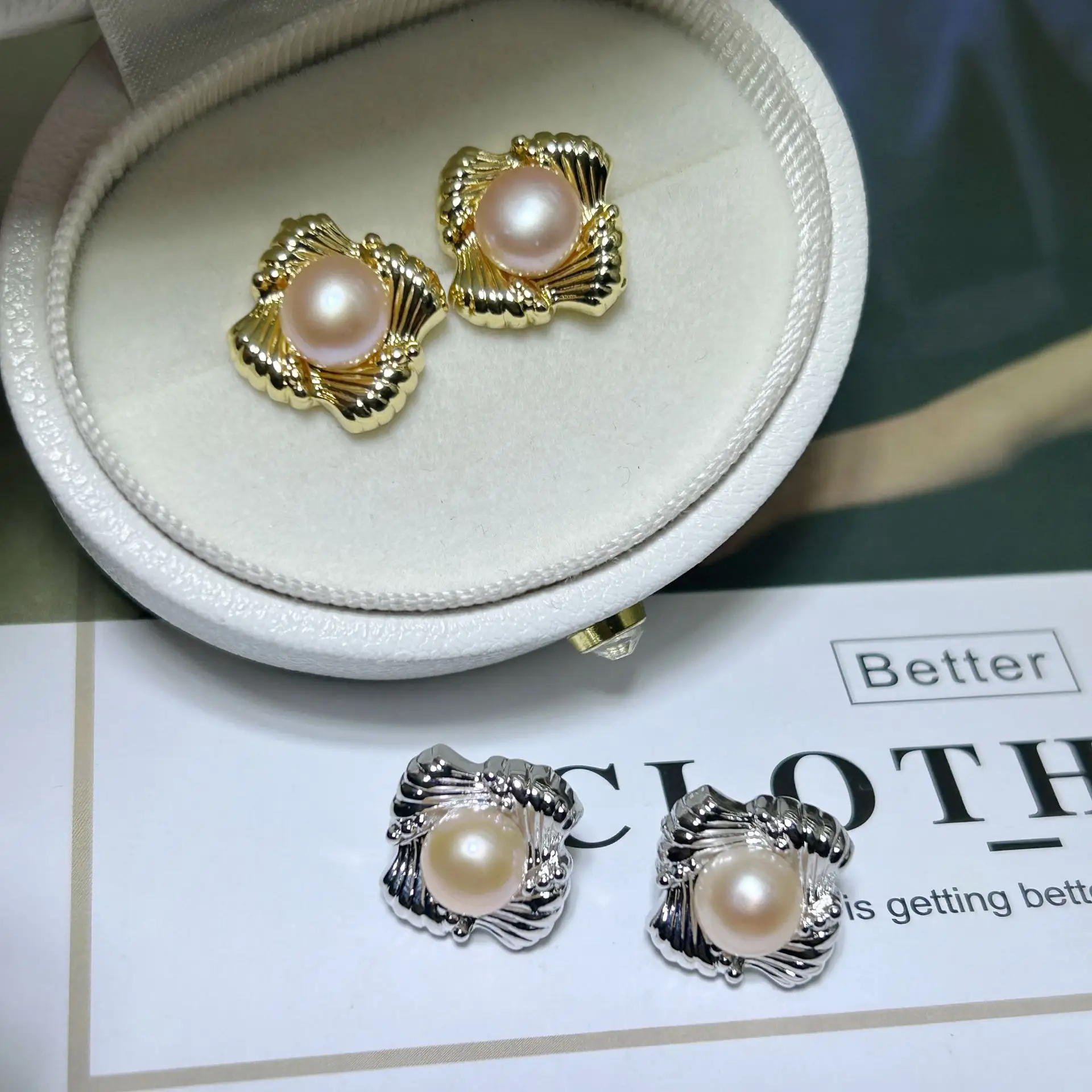 2024 Pearl Earrings European American Style - Image 2