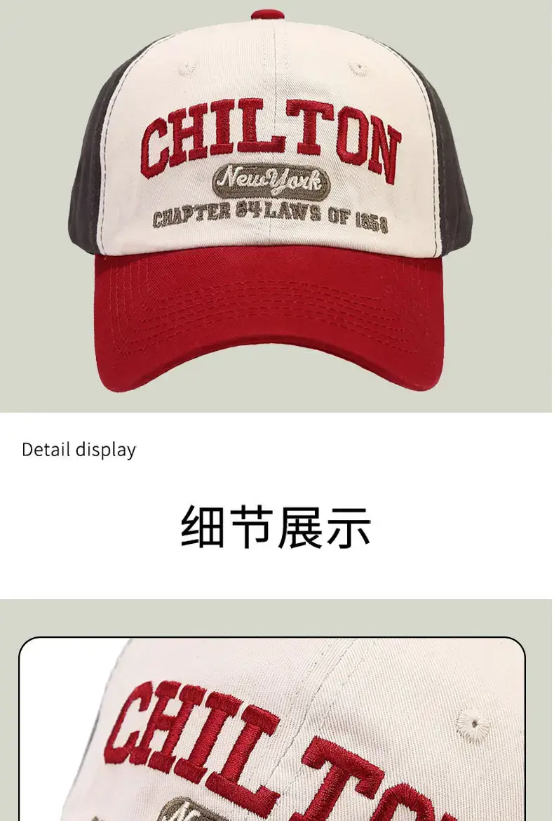 Korean Style Baseball Cap Men with Curved Brim & Embroidered Design — feature 11