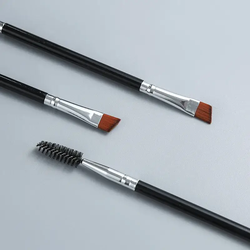 Double Eyebrow Brush Spiral Brush Black - Image 3