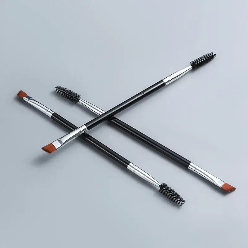 Double Eyebrow Brush Spiral Brush Black - Image 4