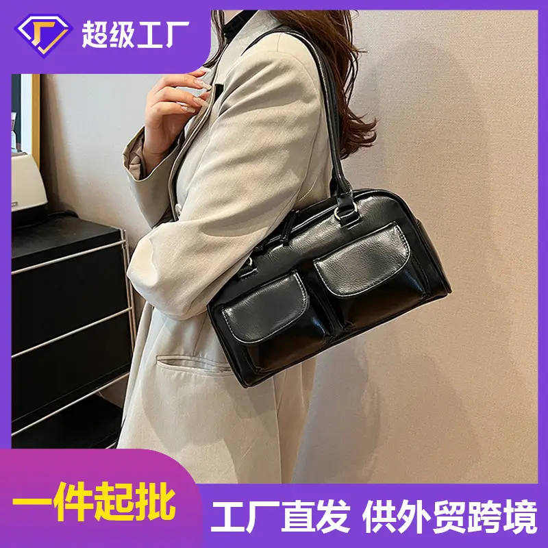 Retro Green Crossbody Bag for Women