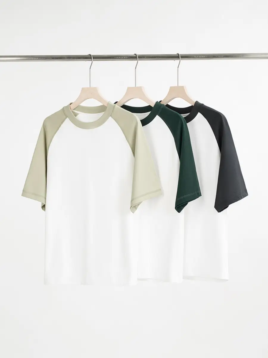 Men Cotton Crewneck T-Shirt 300g Heavy Summer - Image 8