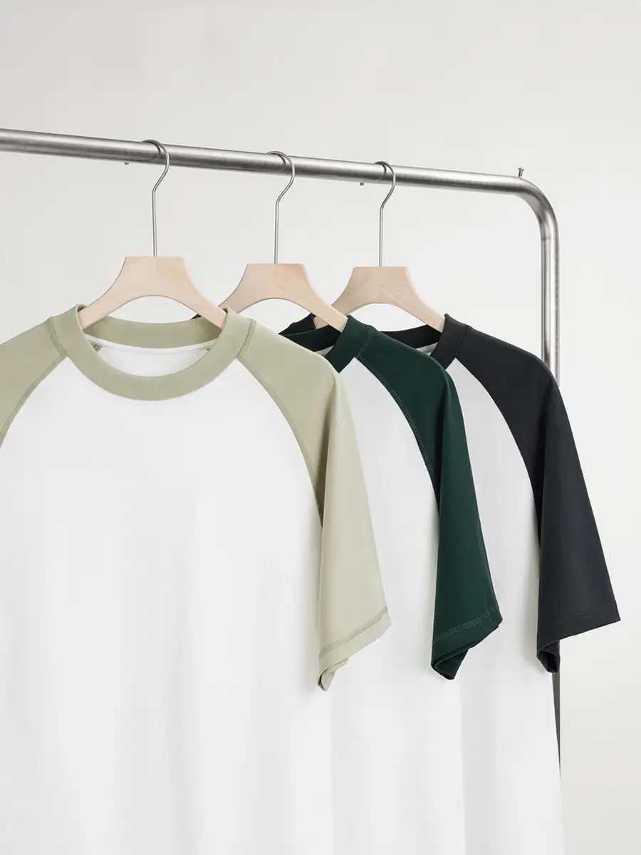 Men Cotton Crewneck T-Shirt 300g Heavy Summer - Image 10