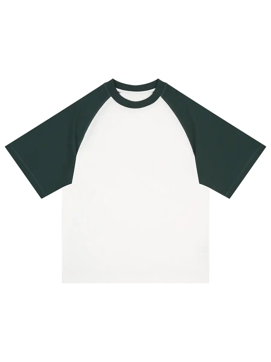 Men Cotton Crewneck T-Shirt 300g Heavy Summer - Image 12