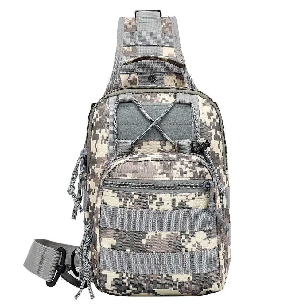 Tactical Digital Print Shoulder Bag for Men