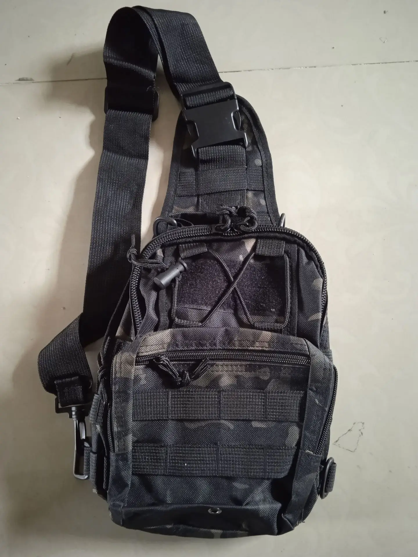 Tactical Digital Print Shoulder Bag for Men