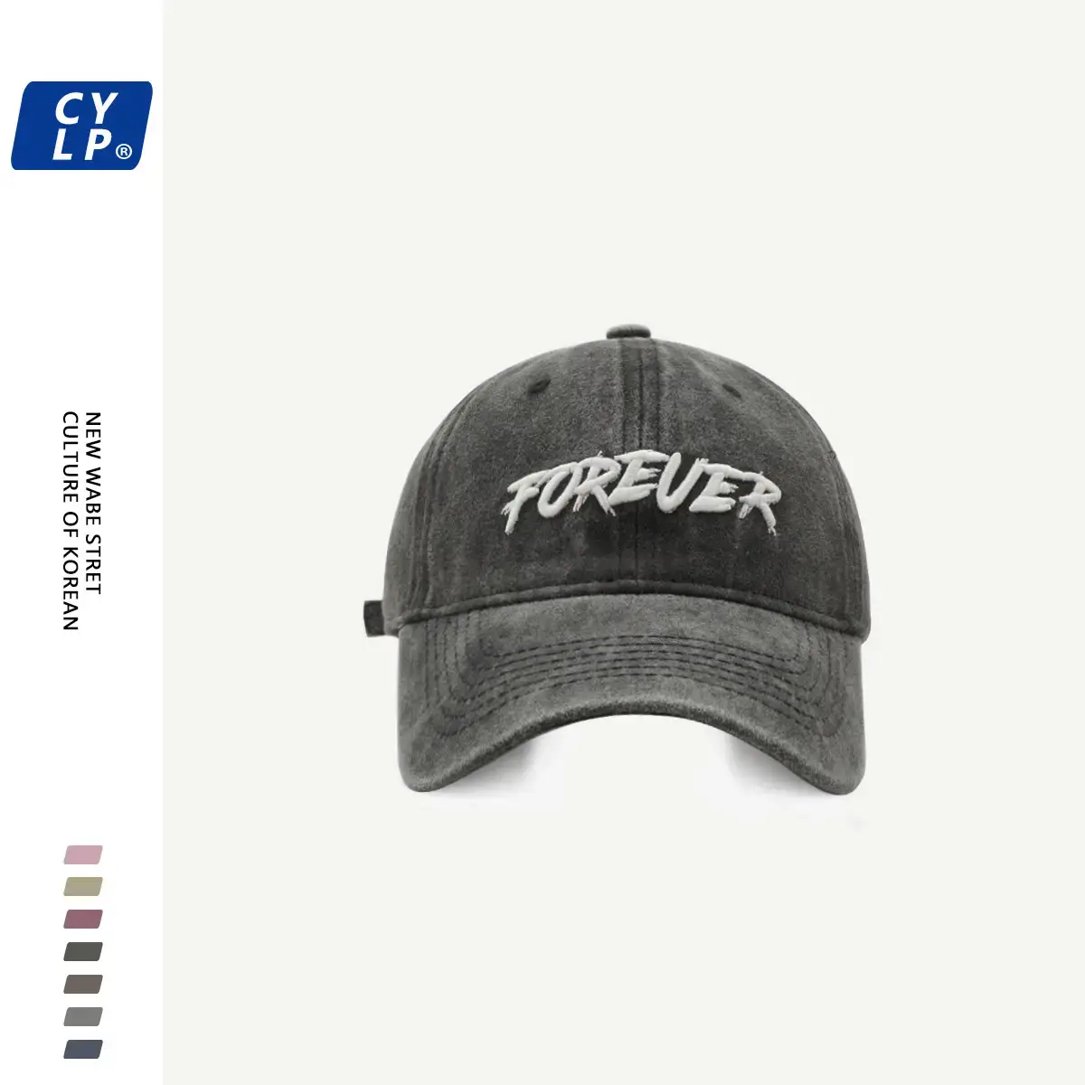 Three-Dimensional Embroidered Pink Baseball Cap - Image 8