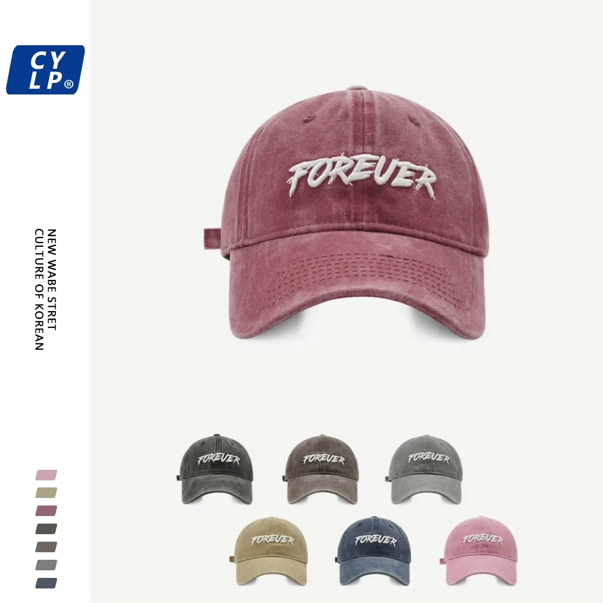 Three-Dimensional Embroidered Pink Baseball Cap — feature 3