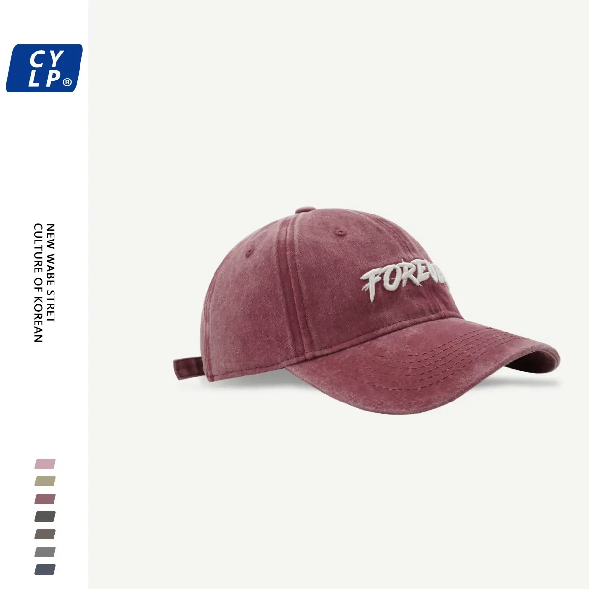 Three-Dimensional Embroidered Pink Baseball Cap — feature 9