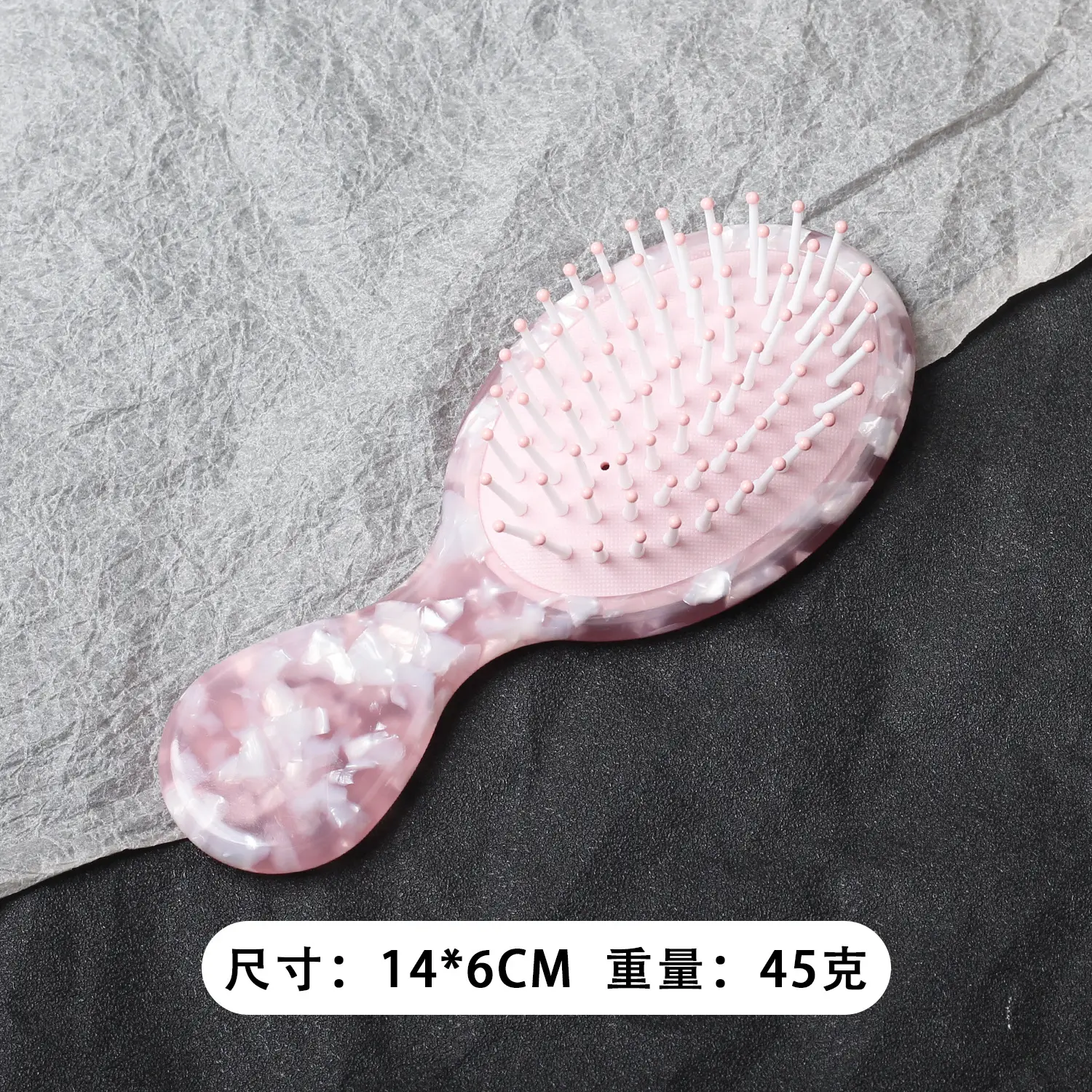 New Acetate Hair Comb Cute Handle Massage Balloon Combs - Image 5