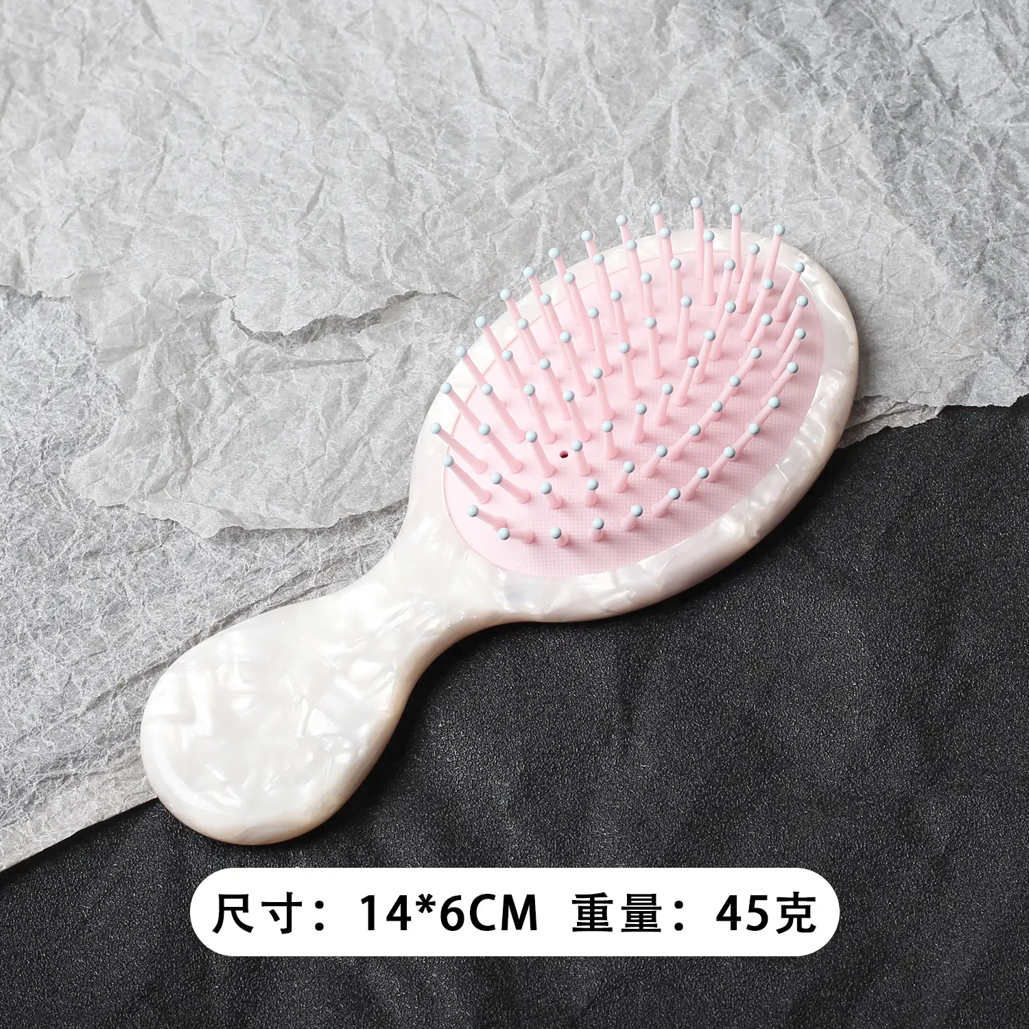 New Acetate Hair Comb Cute Handle Massage Balloon Combs - Image 6