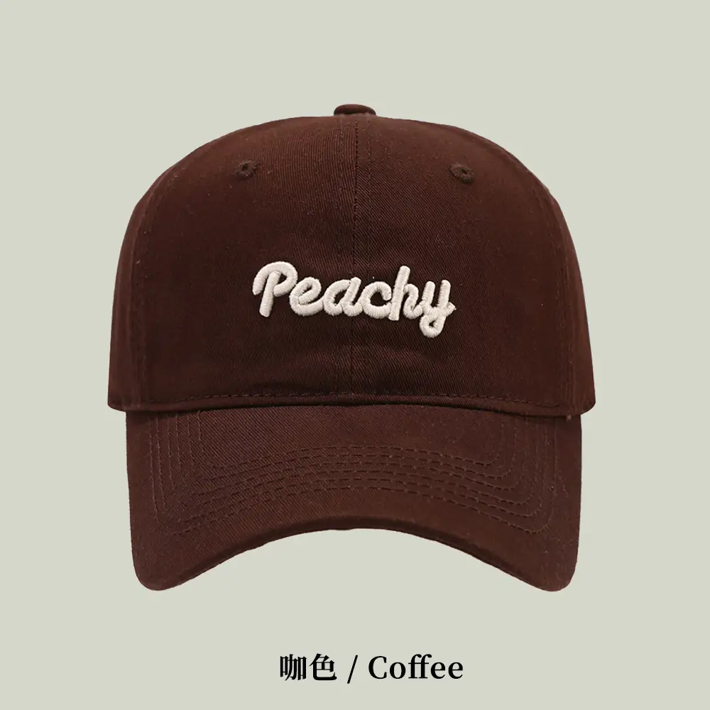 New Pure Cotton Baseball Cap for Women with Big Head & Curved Brim - Image 3