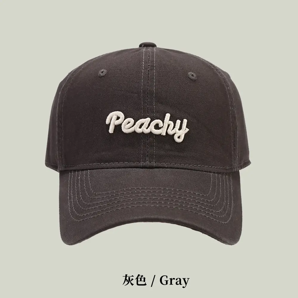 New Pure Cotton Baseball Cap for Women with Big Head & Curved Brim - Image 5