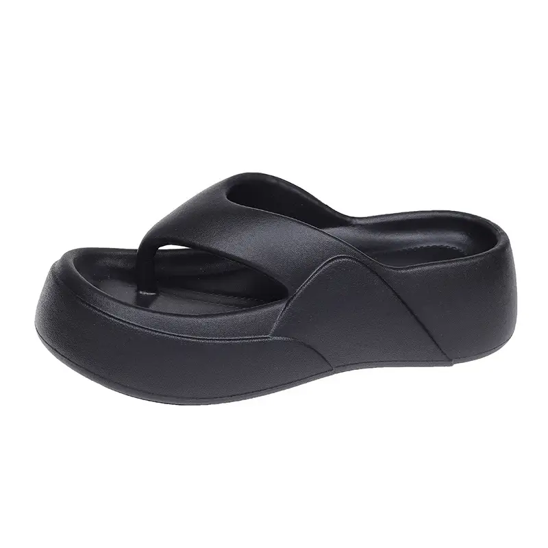 Women's Flip-Flops with Thick Soles, Height-Increasing Beach Sandals, Korean Style Summer Beach Shoes for Women - Image 8