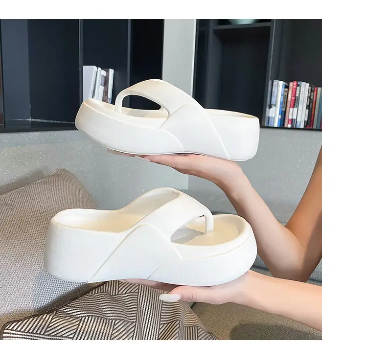 Women's Flip-Flops with Thick Soles, Height-Increasing Beach Sandals, Korean Style Summer Beach Shoes for Women — feature 26