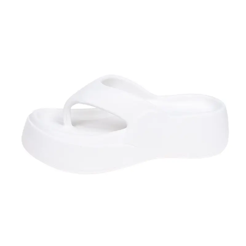 Women's Flip-Flops with Thick Soles, Height-Increasing Beach Sandals, Korean Style Summer Beach Shoes for Women - Image 2