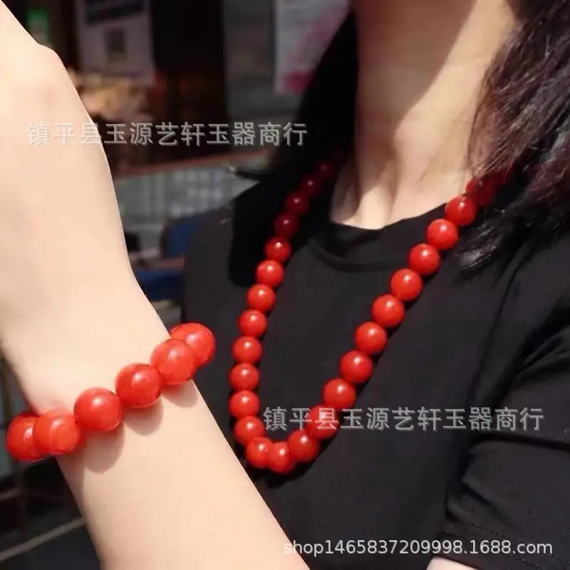 Baoshan South Red Agate Necklace for Women — feature 2