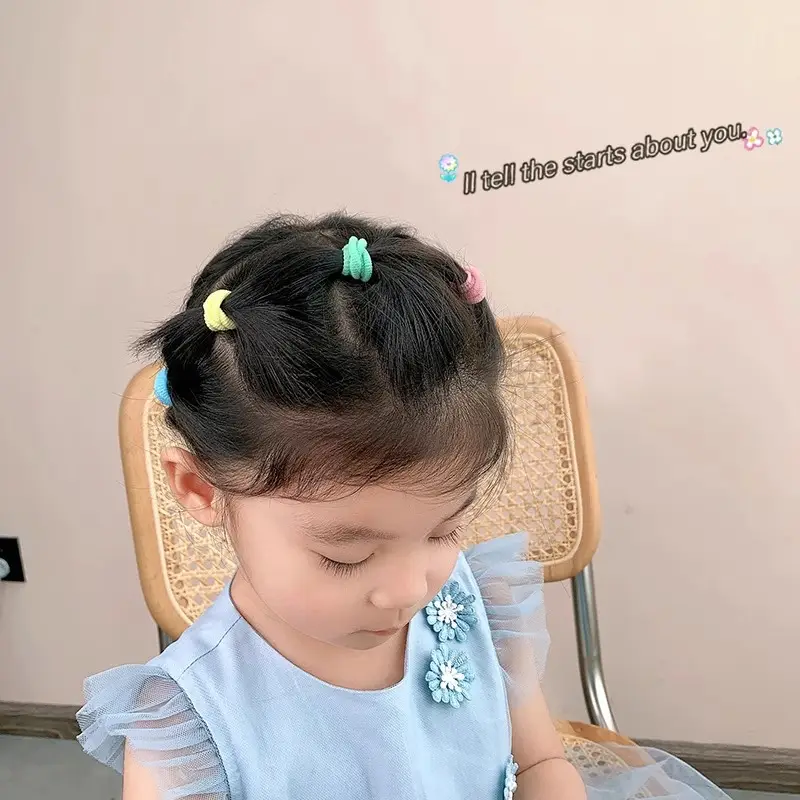 7-in-1 Rubber Hair Bands for Girls 100 Pcs - Image 12