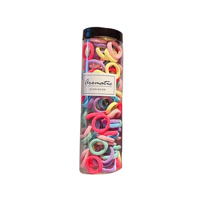 7-in-1 Rubber Hair Bands for Girls 100 Pcs - Image 14