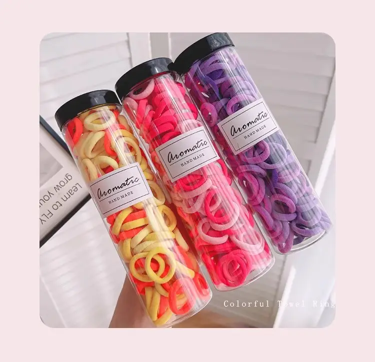 7-in-1 Rubber Hair Bands for Girls 100 Pcs — feature 12