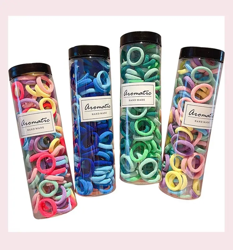 7-in-1 Rubber Hair Bands for Girls 100 Pcs — feature 2