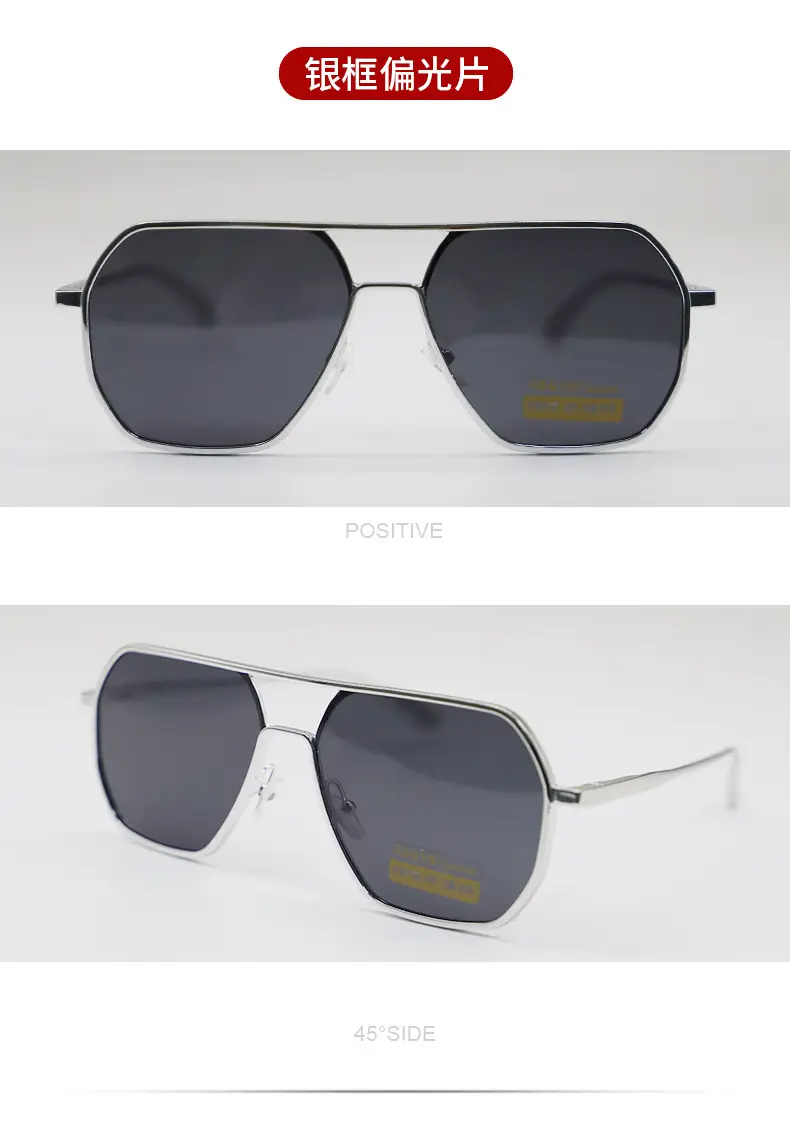 2024 Aluminum Polarized Sunglasses Black Frame Black镜片 — feature 15