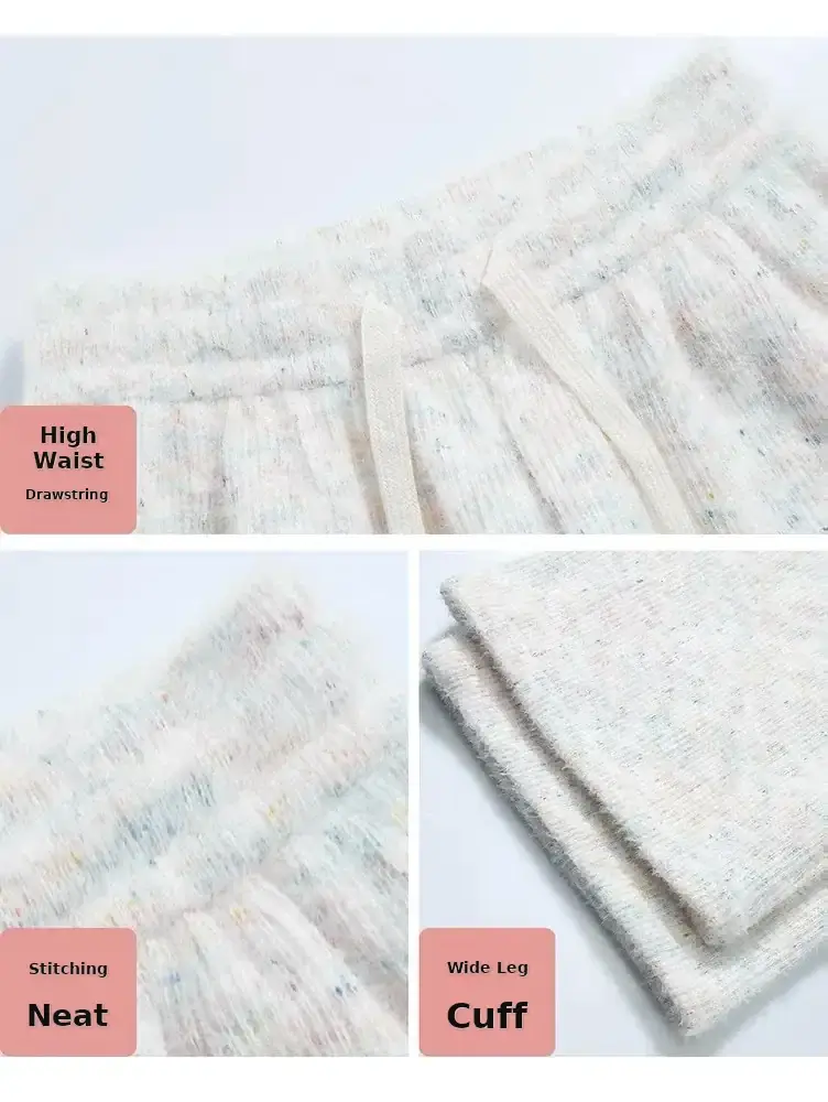 Warm Rainbow Glutinous Rice Pants for Women — feature 13