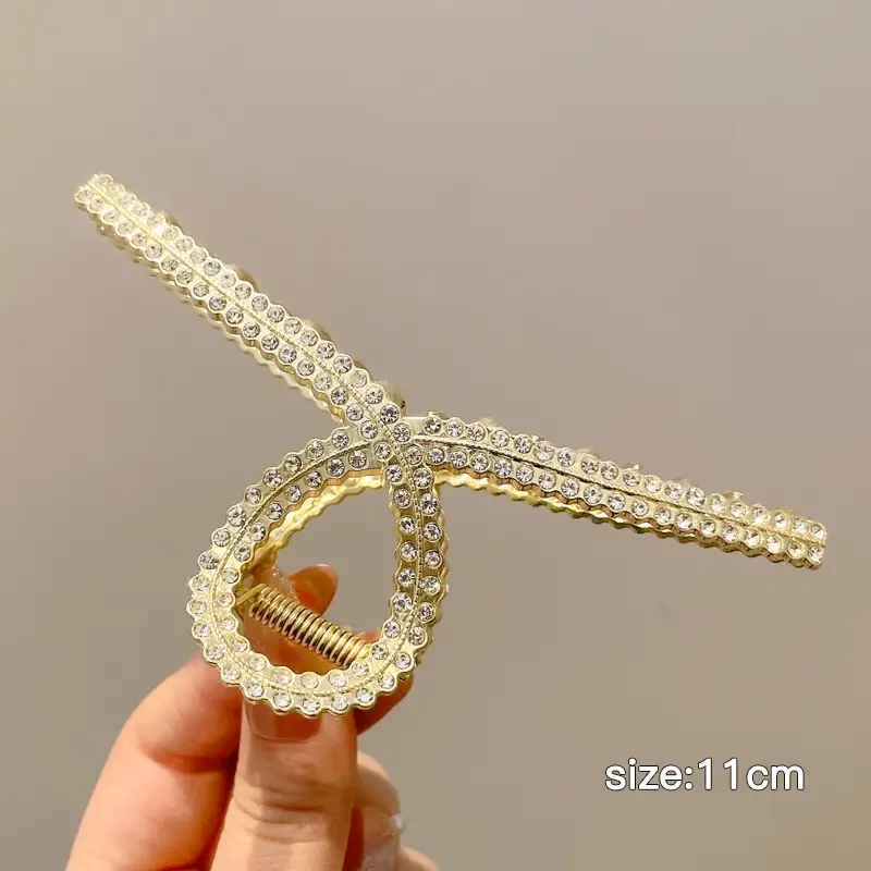 Pearl Tassel Hairpin for Women Back of Head Updo