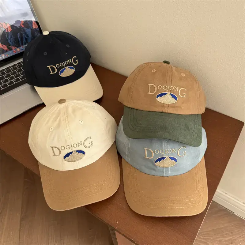 Doojong G Sun Hat for Women Green Beige Baseball Cap - Image 5