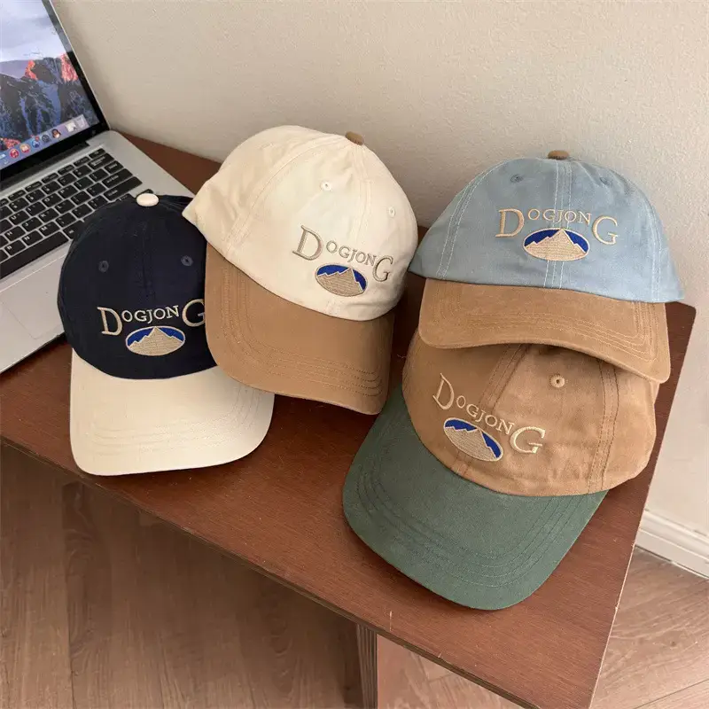 Doojong G Sun Hat for Women Green Beige Baseball Cap - Image 6