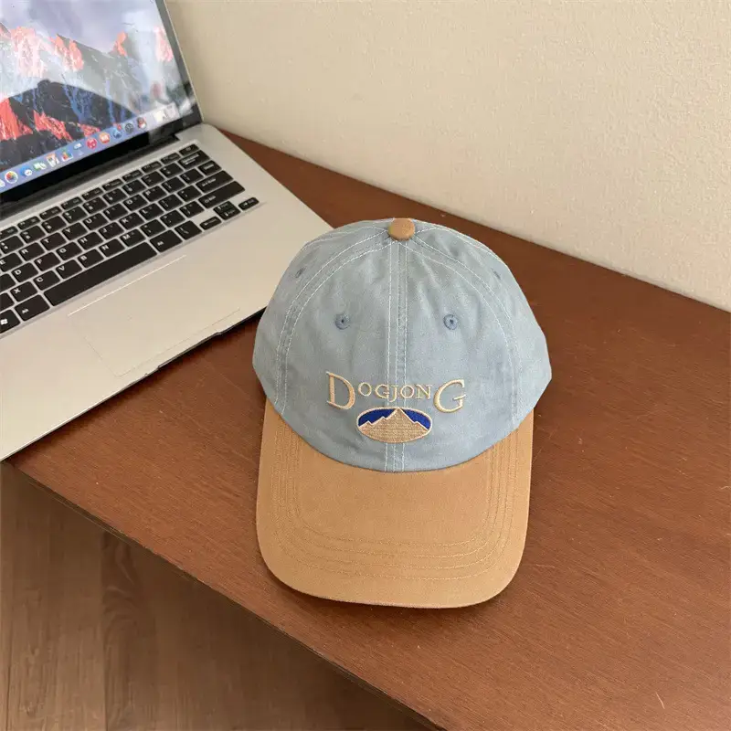 Doojong G Sun Hat for Women Green Beige Baseball Cap - Image 2
