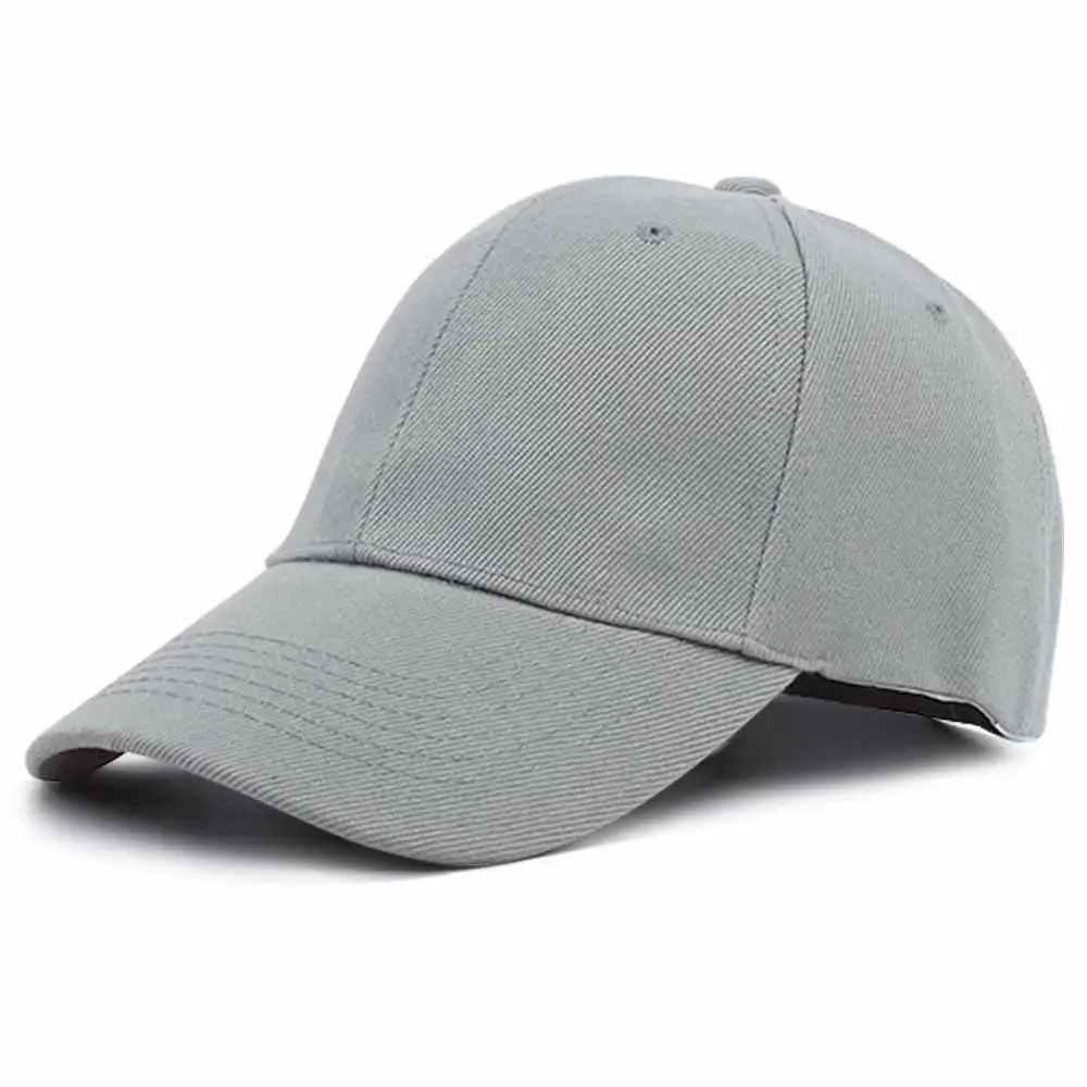 Beige Peaked Baseball Cap for Men - Image 12