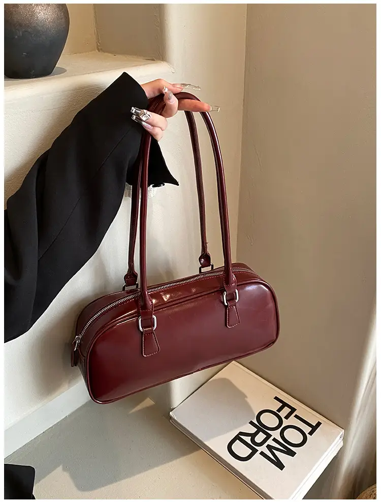Pink Shoulder Bag for Women 2023 Winter Commute Travel — feature 17