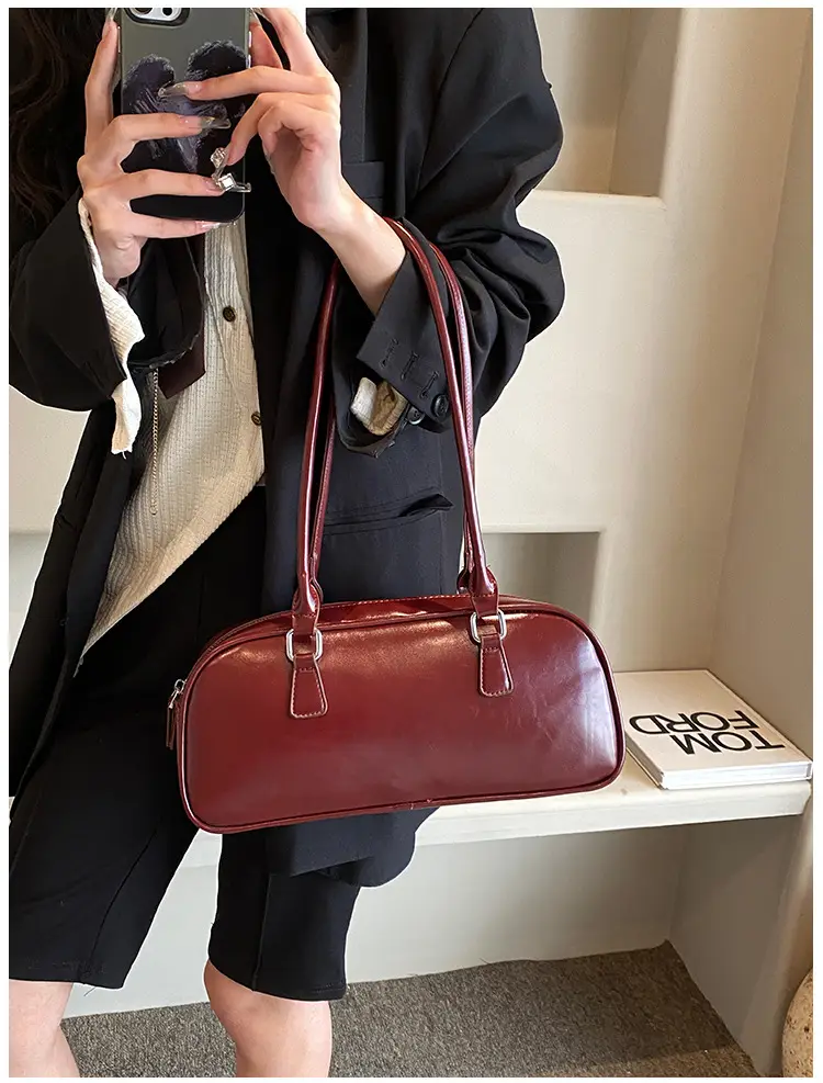Pink Shoulder Bag for Women 2023 Winter Commute Travel — feature 24