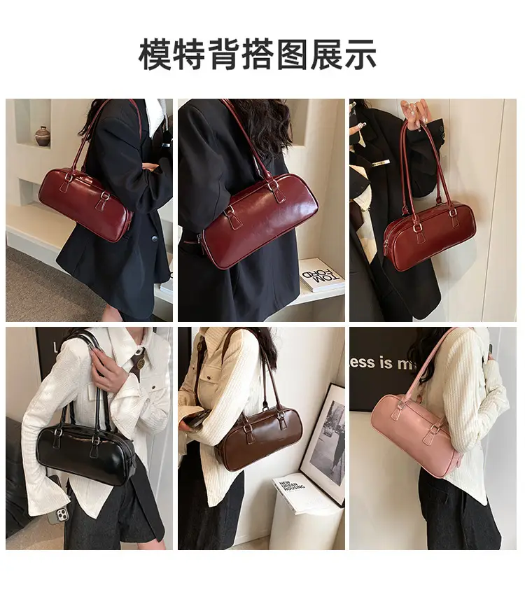 Pink Shoulder Bag for Women 2023 Winter Commute Travel — feature 3