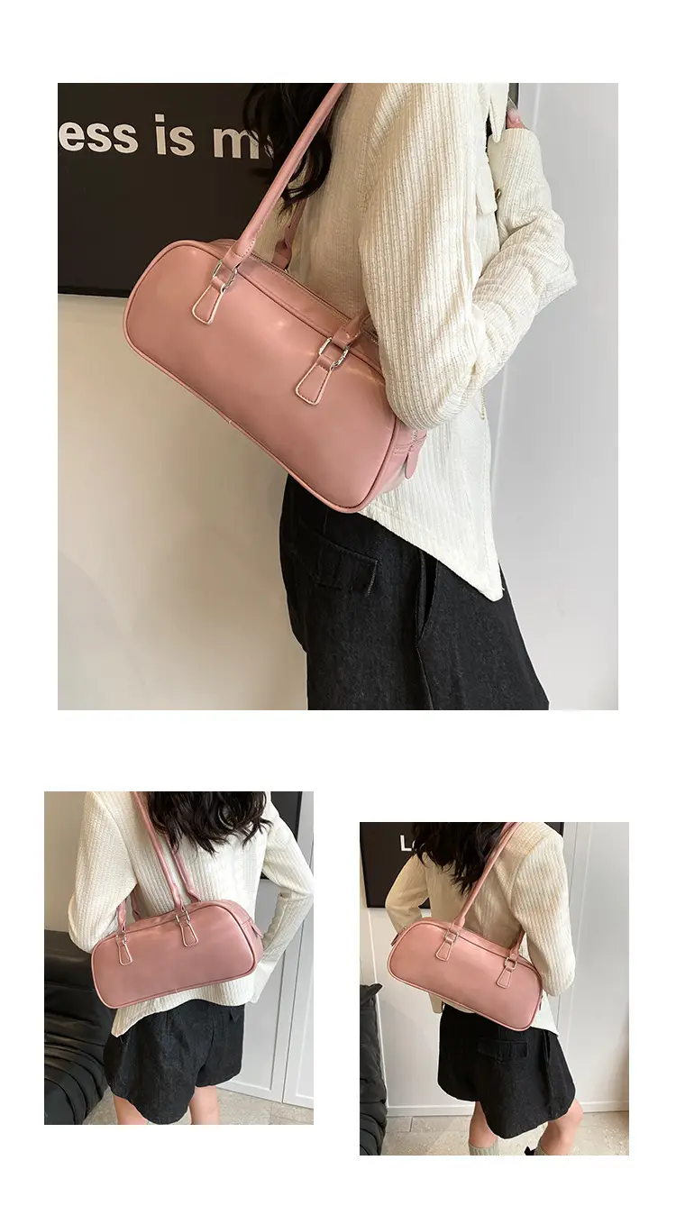 Pink Shoulder Bag for Women 2023 Winter Commute Travel — feature 6